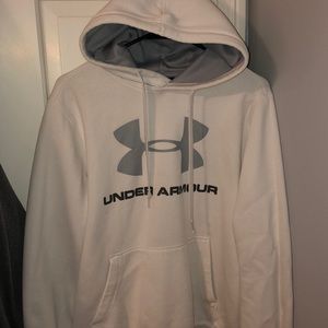 Under Armour white hoodie